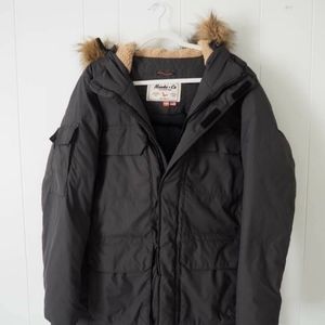 Hawke & Co Parka with faux fur trim